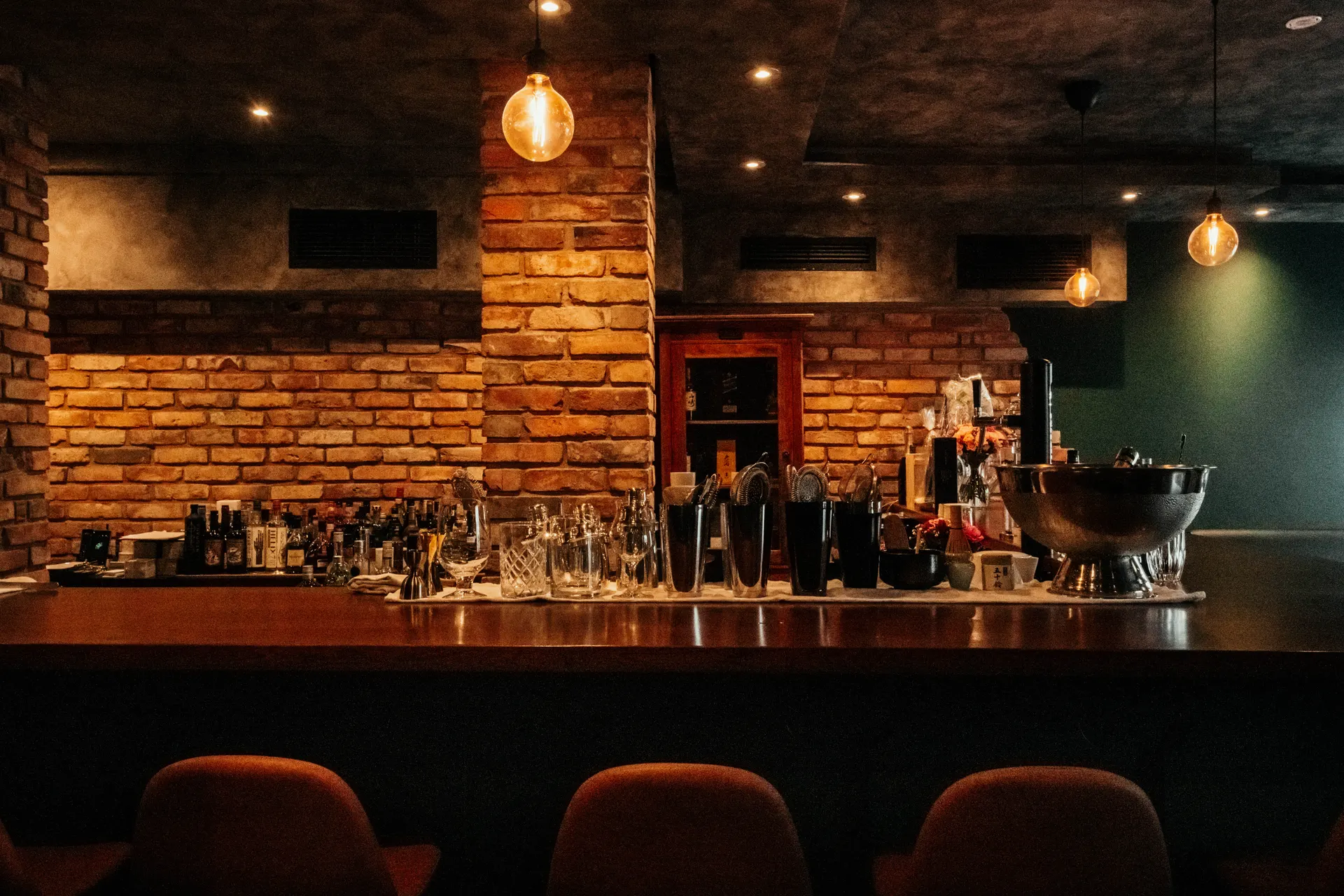 The interior of Bar Hideaway